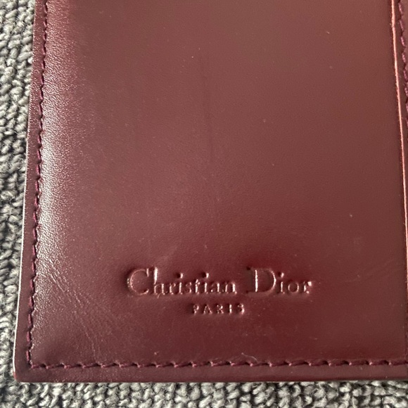 Dior Bordeaux Monogram Trotter Saddle Wallet - Picture 7 of 9